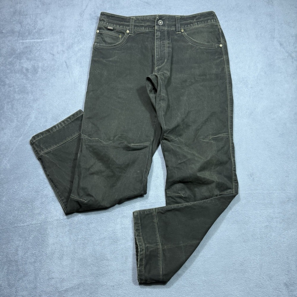 Kuhl RYDR Pants Mens 32x30 Brown Canvas Hiking Outdoor Workwear Gorpcore Hunting